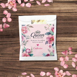 クイーンオブハートピンクブライダルシャワー フェイバーバッグ