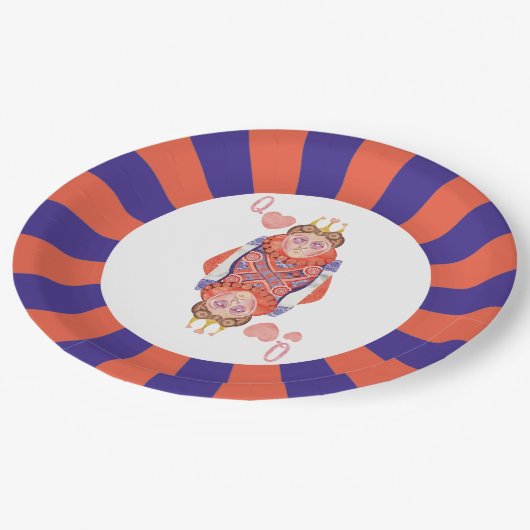 クイーンオブハート日が差すこと ペーパープレート (アングル)