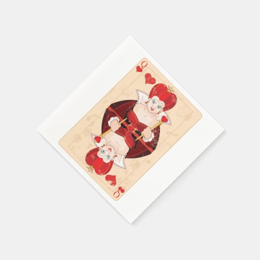 クイーンオブハート紙ナプキンス スタンダードカクテルナプキン (角)