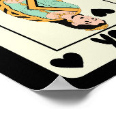 クイーンオブブラックエースカードポスター、ラッキーユー ポスター (角)