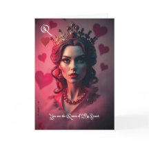 クイーンオブマイハートバレンタインカード