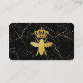 クイーンカスタマイズビービー名刺金ゴールド大理石 名刺 (裏面)