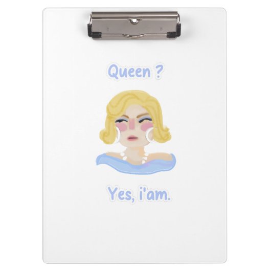 クイーンカバー クリップボード (正面)