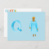 クイーンカード ポストカード (正面/裏面)