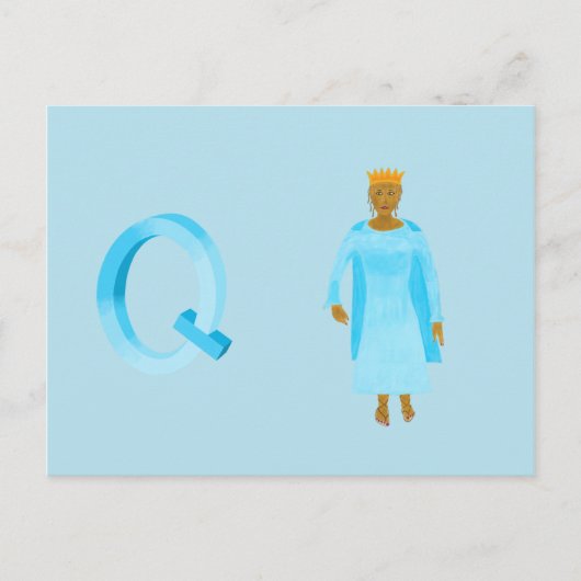 クイーンカード ポストカード (正面)