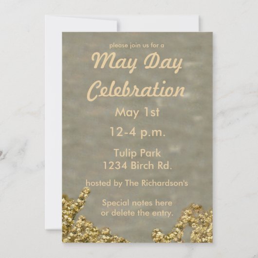 クイーンギネヴェーレメイイング招待状 招待状 (裏面)