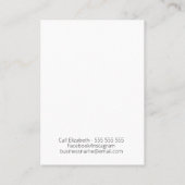 クイーンクラウンハンドメイドジュエリーネックレスペンダント 名刺 (裏面)