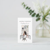 クイーンクラフターの制作 名刺 (スタンド正面)