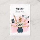 クイーンクラフターQRコード名刺の作成 名刺 (正面)