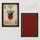 クイーングランジ・オブ・ハート 名刺 (正面/裏面)