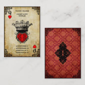 クイーングランジ・オブ・ハート 名刺 (正面/裏面)