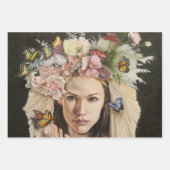 クイーンコレクションのラッピングセット ラッピングペーパーシート (正面3)