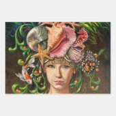 クイーンコレクションのラッピングセット ラッピングペーパーシート (正面)