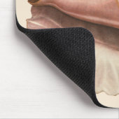 クイーンコンチシェルシーシェル、ヴィンテージマリンライフ マウスパッド (コーナー)