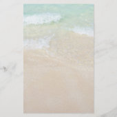 クイーンコンチシェルビーチ砂ライニング筆記紙 便箋 (裏面)