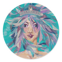 クイーンサファインブルーパープルマーメイド海プリンセス