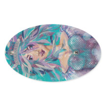 クイーンサファインブルーパープルマーメイド海プリンセス