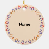 クイーンサーズノワンオーナメント セラミックオーナメント (裏面)