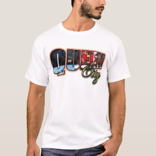 クイーンシティ写真レターTシャツ Tシャツ