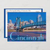 クイーンシティ,オハイオ州チキンナティ ポストカード (正面/裏面)