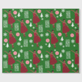 クイーンシュガーシュガープラム妖精ギフトラップ ラッピングペーパー (フラット)