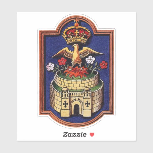 クイーンジェーンシーモールバッジ王室のュフェニックス シール (シート)