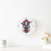 クイーンスペードサンダー_コーブ ラウンド壁時計 (ホーム)