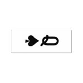 クイーンスペードサンダー_コーブ ラバースタンプ (押印)