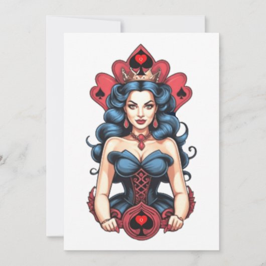 クイーンスペードサンダー_コーブ 招待状 (正面)