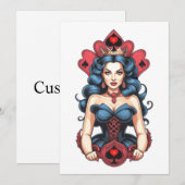 クイーンスペードサンダー_コーブ 招待状 (正面/裏面)