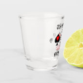 クイーンスペードタロットカードサンダー_コーブ ショットグラス (左)