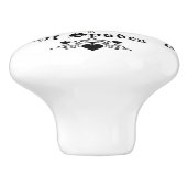 クイーンスペードタロットカードサンダー_コーブ セラミックノブ (側面)