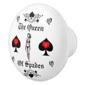 クイーンスペードタロットカードサンダー_コーブ セラミックノブ (右)