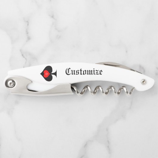 クイーンスペードタロットカードサンダー_コーブ ソムリエナイフ (正面)