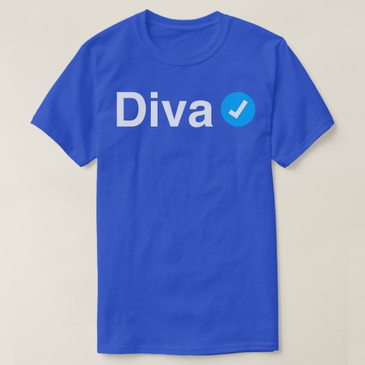 クイーンズおもしろいの女性と少女のための検証済みDivaギフト Tシャツ (デザイン正面)