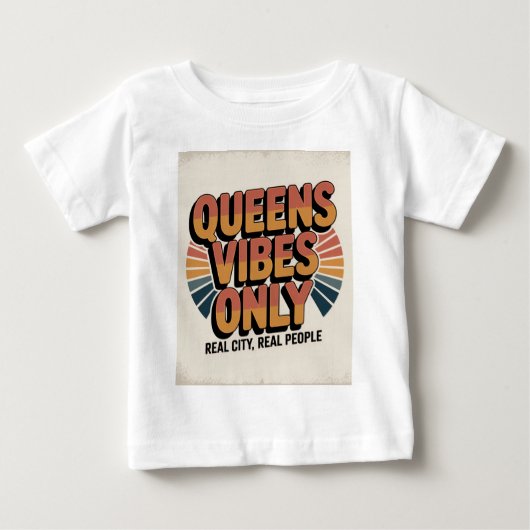 クイーンズの雰囲気 ベビーTシャツ (正面)