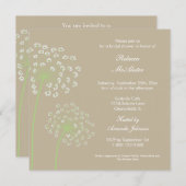 クイーンズアンブライダルシャワー招待 招待状 (正面/裏面)