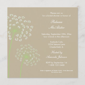 クイーンズアンブライダルシャワー招待 招待状