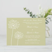 クイーンズアン結婚式招待状 招待状 (スタンド正面)