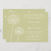 クイーンズアン結婚式招待状 招待状 (正面/裏面)