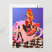 クイーンズインティーカップはがき ポストカード (正面/裏面)