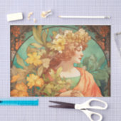 クイーンズオブザシーズンズビューティフルデクページ紙 薄葉紙 (クラフト)