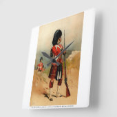 クイーンズカメルーンハイランド スクエア壁時計 (傾斜)