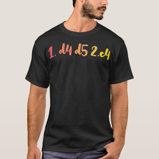 クイーンズガンビットチェス選手 Tシャツ (正面)