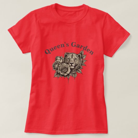 クイーンズガーデン Tシャツ (デザイン正面)