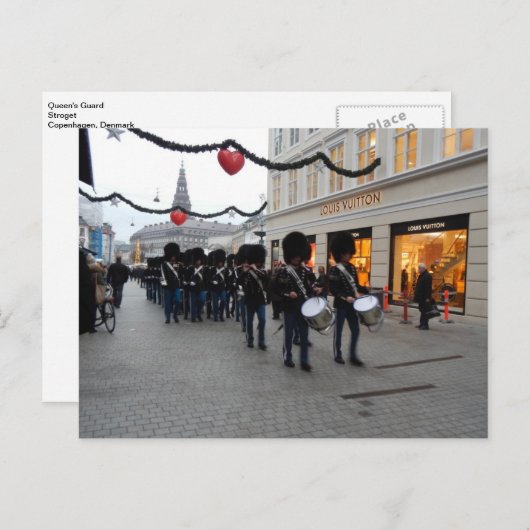 クイーンズガードストロゲコペンハーゲンデンマーク ポストカード (正面/裏面)
