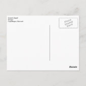 クイーンズガードストロゲコペンハーゲンデンマーク ポストカード (裏面)