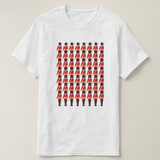 クイーンズガード兵士のパターン Tシャツ (デザイン正面)