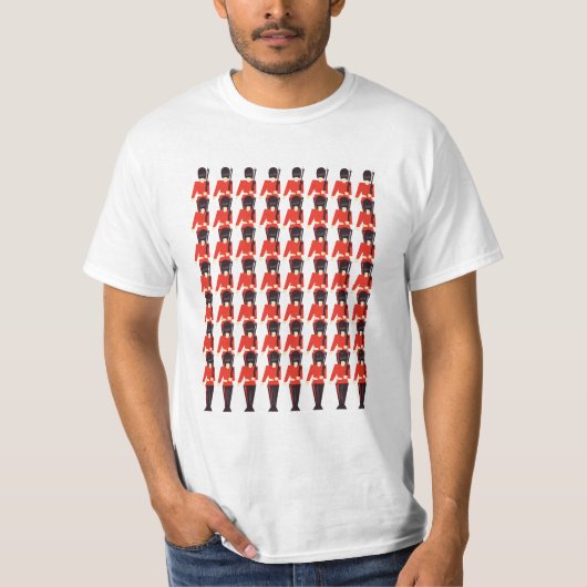 クイーンズガード兵士のパターン Tシャツ (正面)
