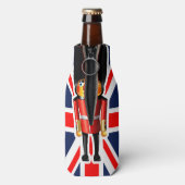 クイーンズガード兵士の漫画 ボトルクーラー (ボトル裏面)